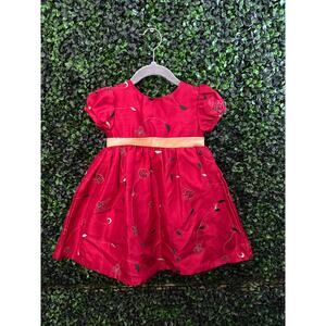 George, Baby Girl Red Dress, Size 24 Month, Christmas, Bow, Fancy,